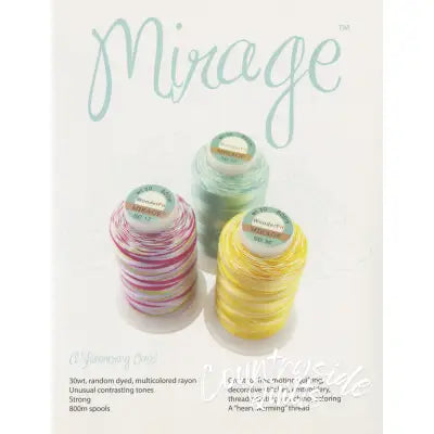 WonderFil Real Thread Mirage Color Card