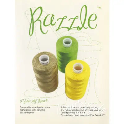 WonderFil Real Thread Razzle Color Card