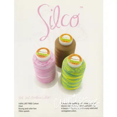 WonderFil Real Thread Silco Color Card