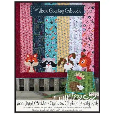 Woodland Critter Quilt & Child's Backpack