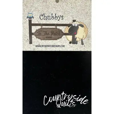 Wool Chubbys 16in Felted Square Black