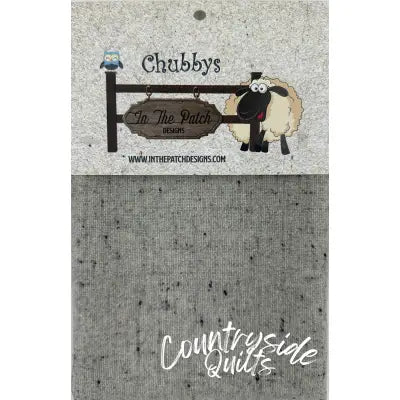 Wool Chubbys 16in Felted Square Grey Heather