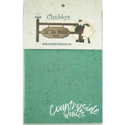 Wool Chubbys 16in Felted Square Juniper Heather