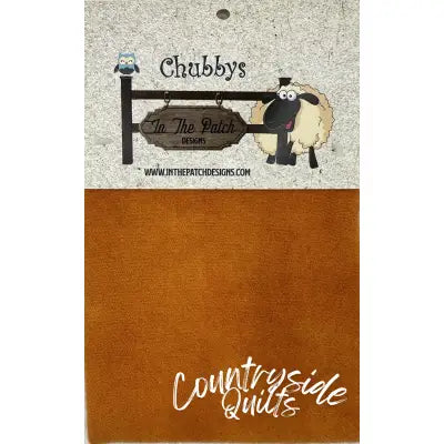 Wool Chubbys 16in Felted Square Primitive Pumpkin Solid