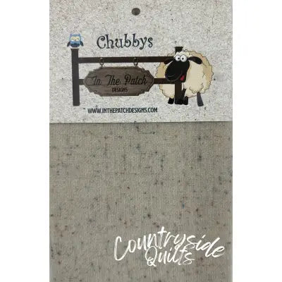 Wool Chubbys 16in Felted Square Tan Heather