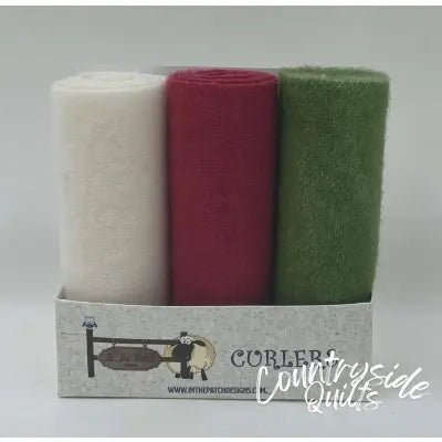 Wool Curlers 4in x 16in Candy Cane