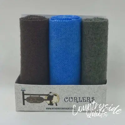 Wool Curlers 4in x 16in Earth