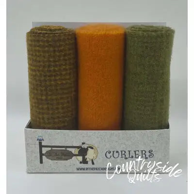 Wool Curlers 4in X 16in Harvest