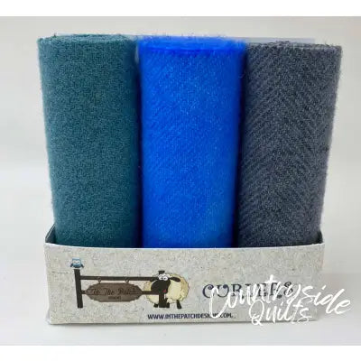 Wool Curlers 4in x 16in Ocean