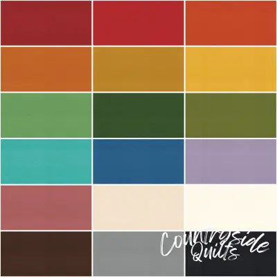 Wool Fat Quarter Bundle, 18 Pcs.