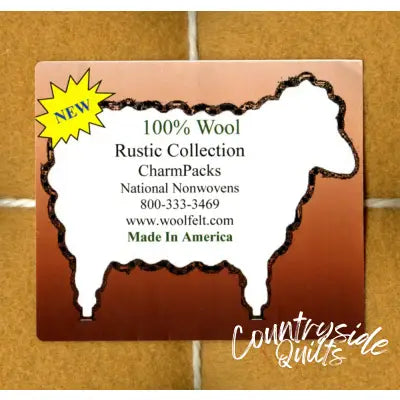 Wool Felt 100% Wool Rustic Charm Pack