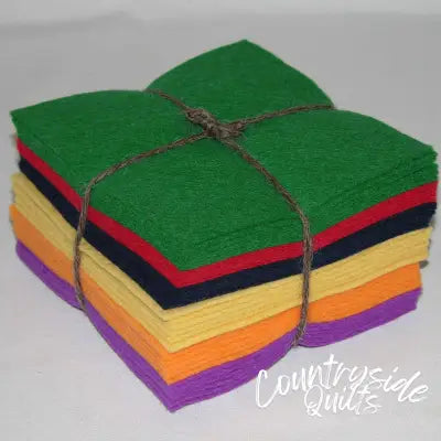 Wool Felt 100% Virgin Wool Classic Charm Pack