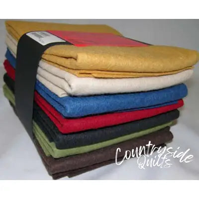 Wool Felt 100% Virgin Wool Homespun Collection Fat Quarters