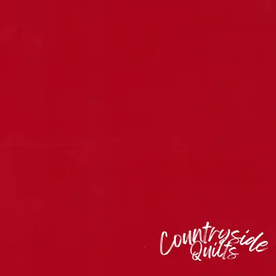 Wool Felt Bright Red 12in x 18in