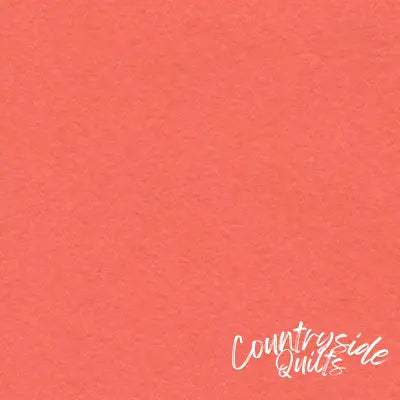 Wool Felt Caribbean Coral 36in x 36in