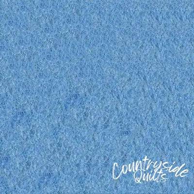 Wool Felt Love Bug Blue 36in x 36in