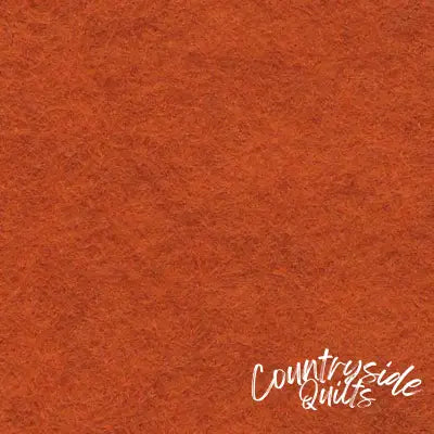 Wool Felt Pumpkin Spice 12in x 18in