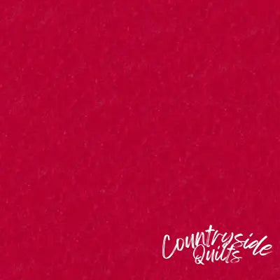 Wool Felt Red 36in x 36in