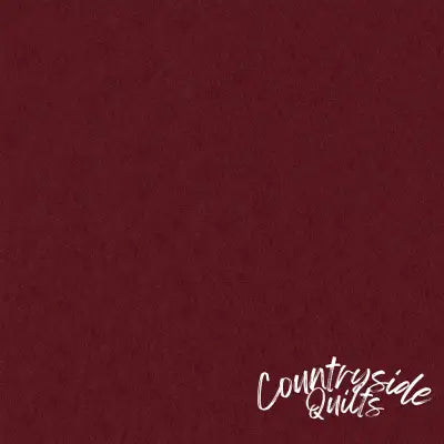 Wool Felt Rustic Crimson 36in x 36in