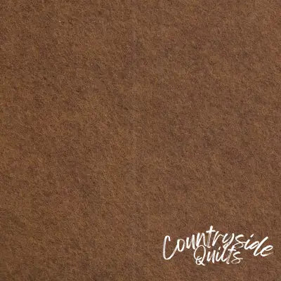 Wool Felt Safari Brown 12in x 18in