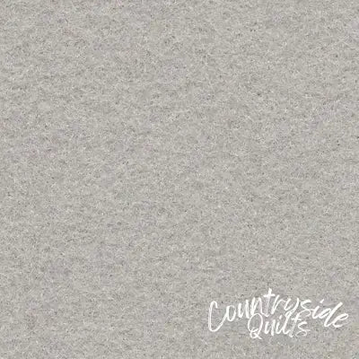 Wool Felt Silver Grey 12in x 18in