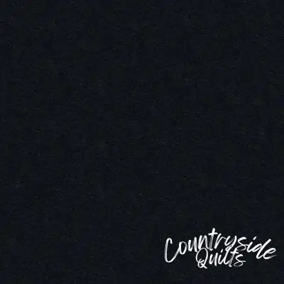 Wool Felt Square Black 36in x 36in