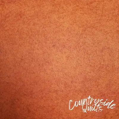 Wool Felt Trippin' Terracotta 36in x 36in