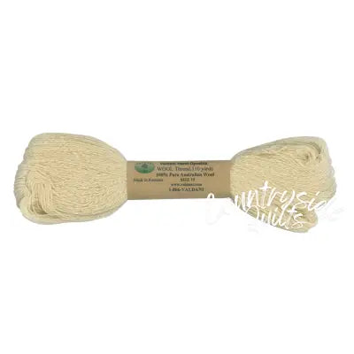 Wool Floss Natural 110yd Skein Size 15