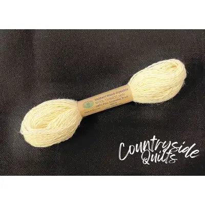 Wool Floss Natural 55yd Skein Size 8