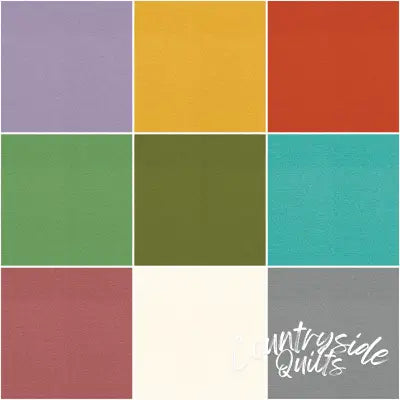 Wool Spring 10in Squares, 9pcs/bundle