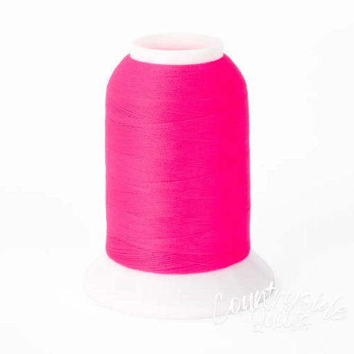 Woolly Nylon #292 - Fluorescent Pink Mini Cone Thread