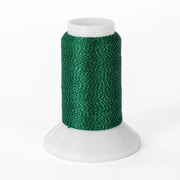 Woolly Nylon Metallic #316 - Green Mini Cone Thread