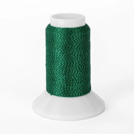 Woolly Nylon Metallic #316 - Green Mini Cone Thread