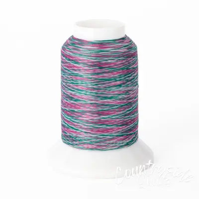 Woolly Nylon #VA101 - Pink & Green Variegated Mini Cone