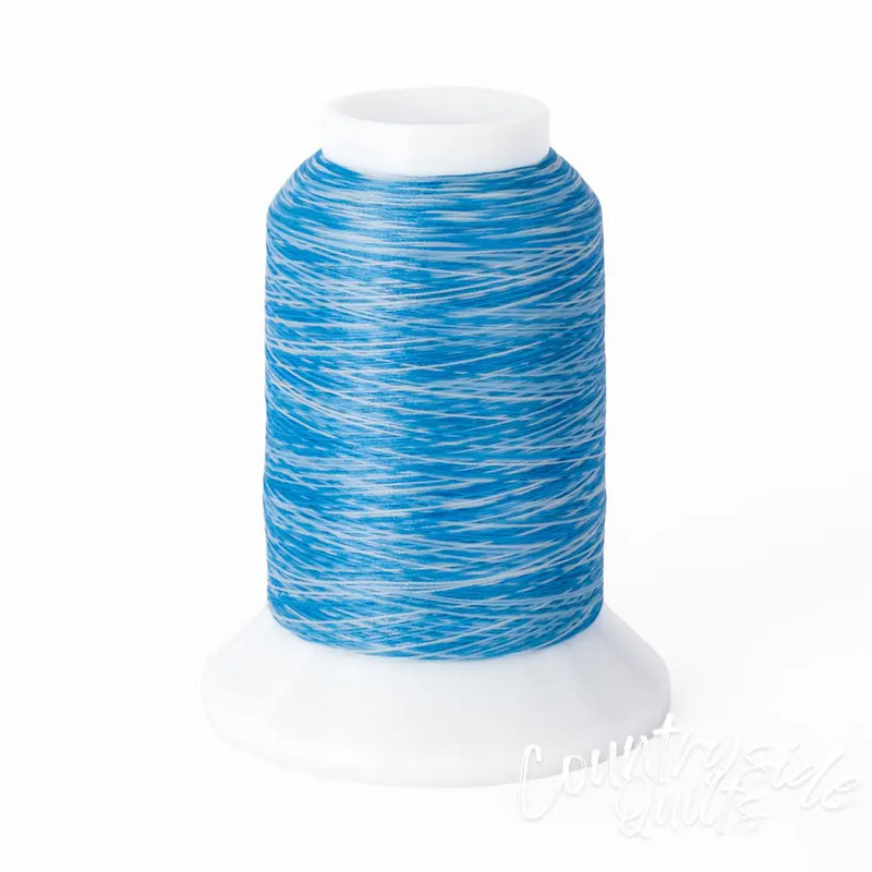 Woolly Nylon #VA103 - Variegated Blue Mini Cone