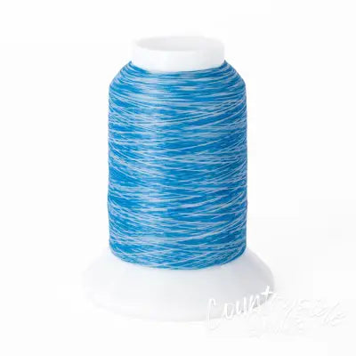 Woolly Nylon #VA103 - Variegated Blue Mini Cone