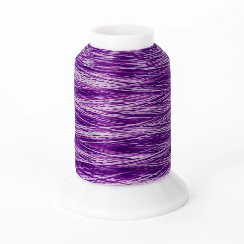 Woolly Nylon #VA106 - Variegated Purple Mini Cone Thread