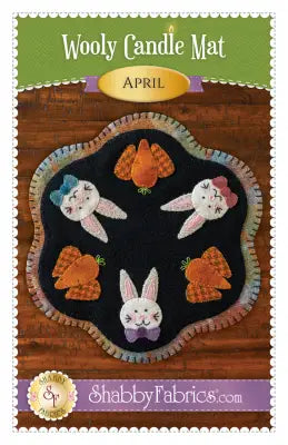 Wooly Candle Mat April