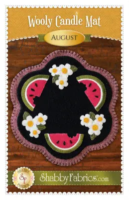 Wooly Candle Mat August