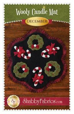 Wooly Candle Mat December