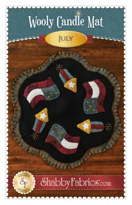 Wooly Candle Mat July
