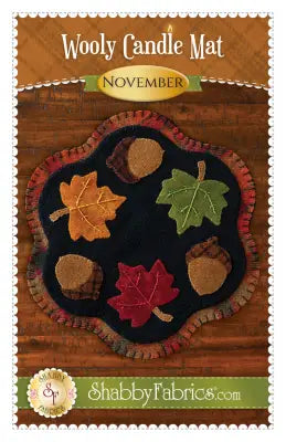 Wooly Candle Mat November