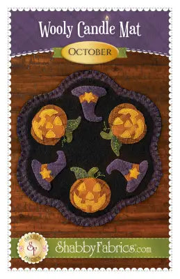 Wooly Candle Mat October