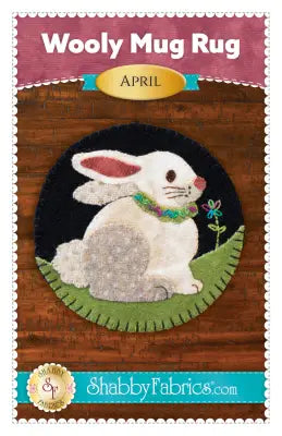 Wooly Mug Rug April