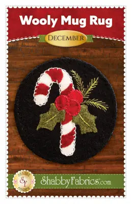 Wooly Mug Rug December