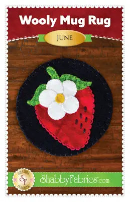 Wooly Mug Rug June