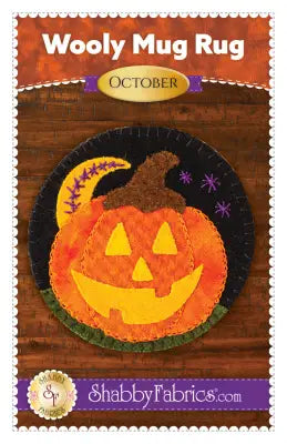 Wooly Mug Rug October