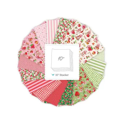 The World of Strawberry Shortcake 10in Squares, 42pcs/bundle