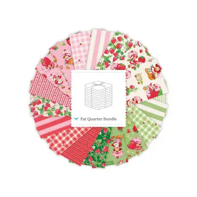 The World of Strawberry Shortcake Fat Quarter Bundle, 18 Pcs.
