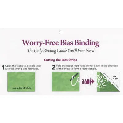 Worry Free Bias Binding Card